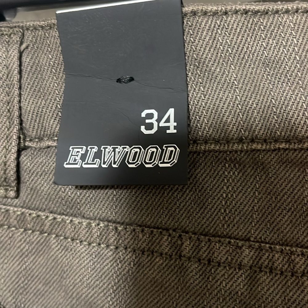 NWT ELWOOD jeans gray size 34 - Picture 6 of 7